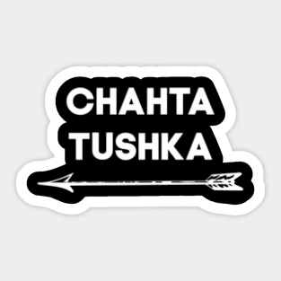 Choctaw Warrior Chahta Tushka Sticker